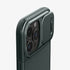 ACS06599 - iPhone 15 Pro Max Case Optik Armor (MagFit) in black showing the back with lens slot open